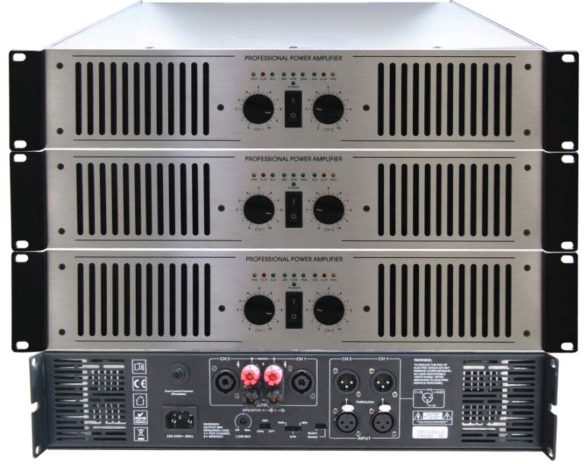 AB8156 Professional Stereo Conference Amplifier (2×650W/800W/1000W)